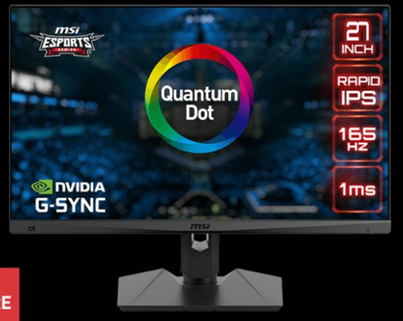 MSI QHD Rapid-IPS Quantum DOT Gaming Monitor Optix MAG274QRF-QD – Review 2024