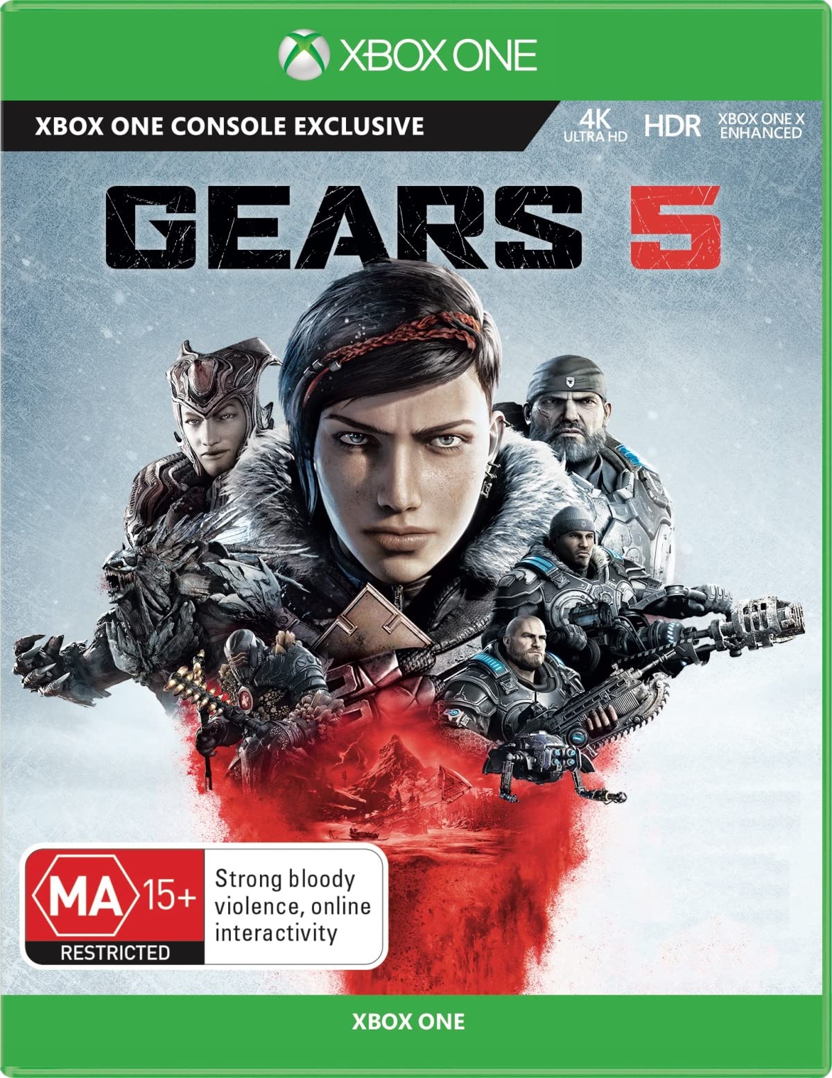 Gears 5 Standard Release Xbox One - offers brutal action in five modes