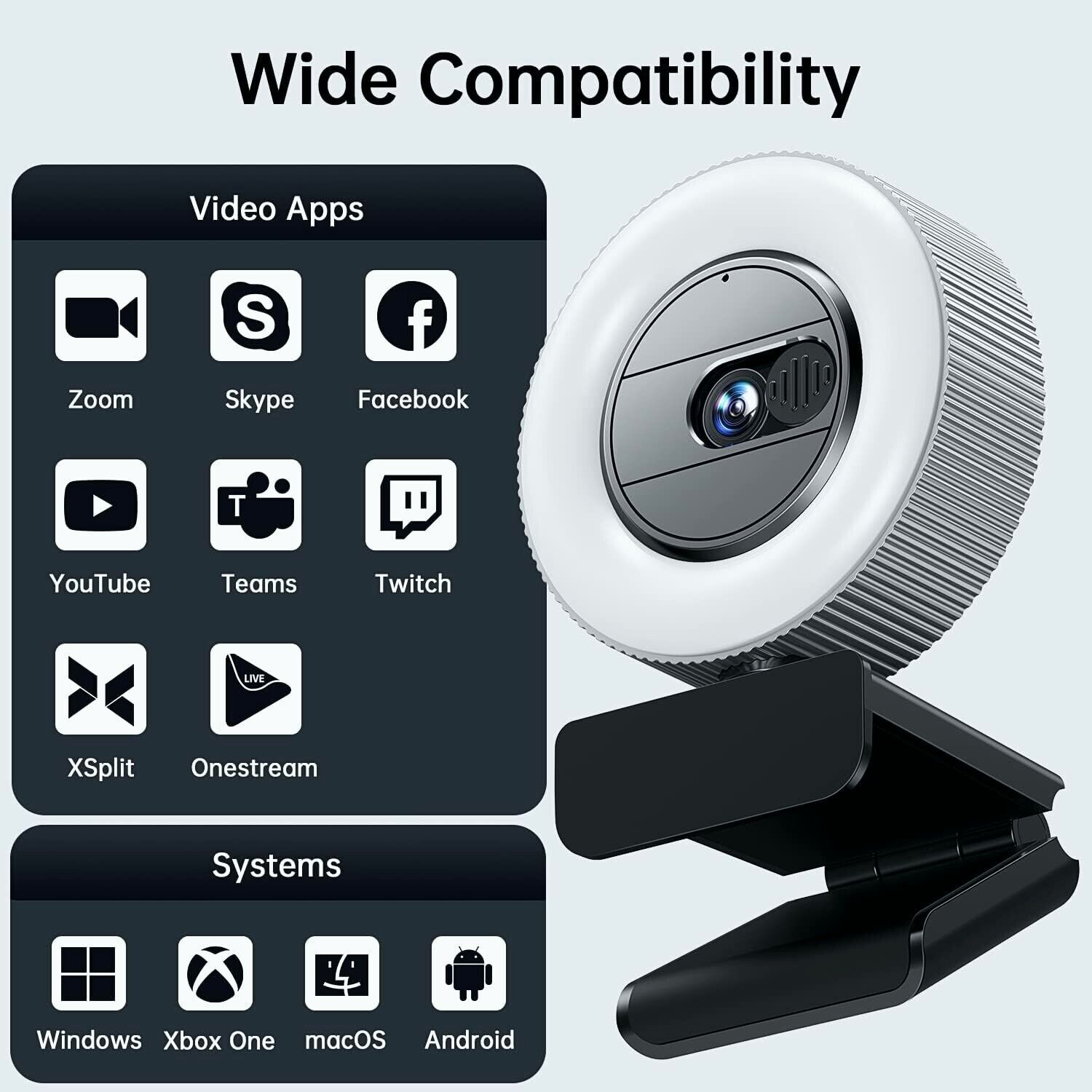 GUSGU G910 1440 Quad HD Webcam 100coolstuff