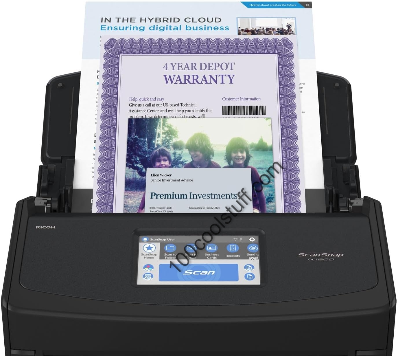 ScanSnap iX 1600 Premium Color Scanner